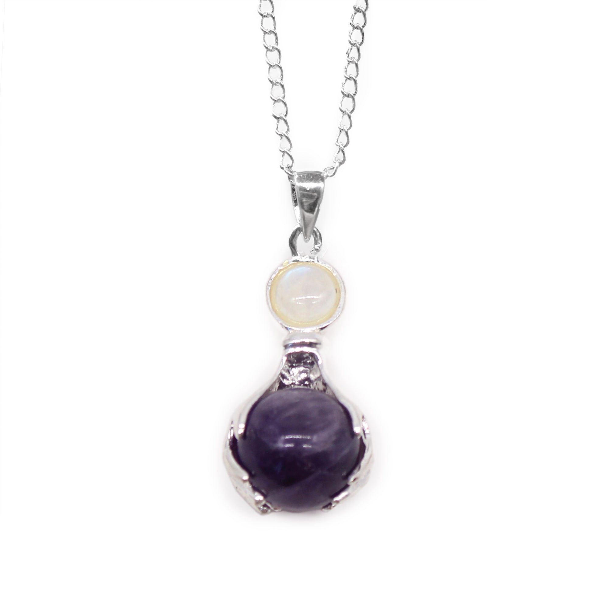 Image of Amethyst necklace pendant