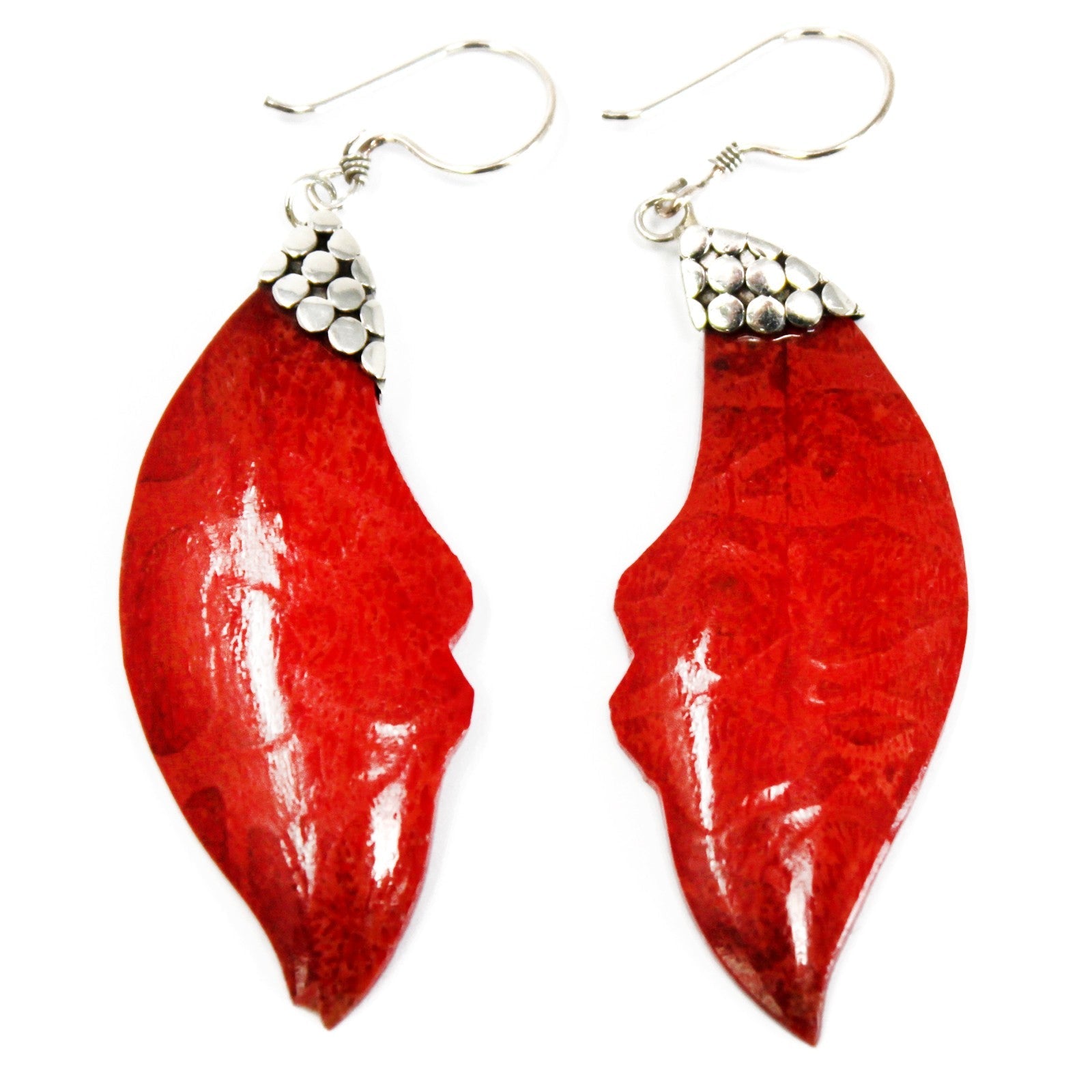 925 Silver Earrings - Leaf Drop# - Zen Gift Hub