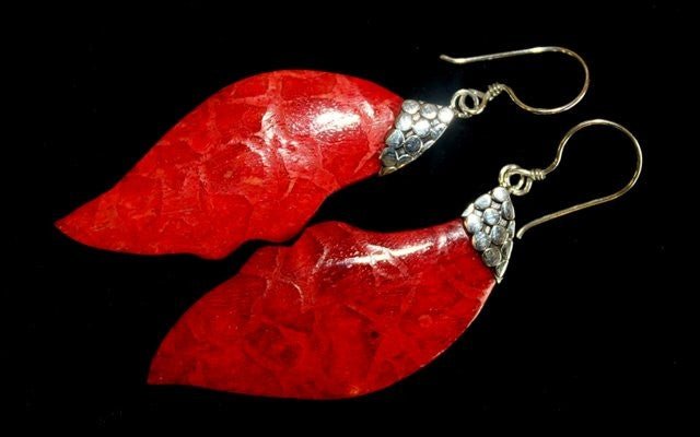 925 Silver Earrings - Leaf Drop# - Zen Gift Hub