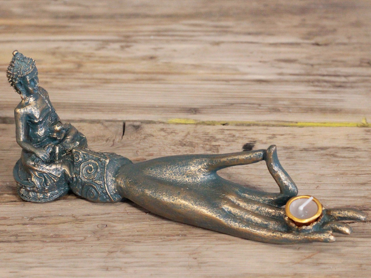 Antique Buddha - Hand Incense Burner# - Zen Gift Hub