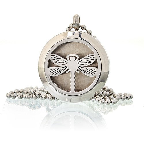 Aromatherapy Diffuser Necklace - Dragonfly 25mm# - Zen Gift Hub