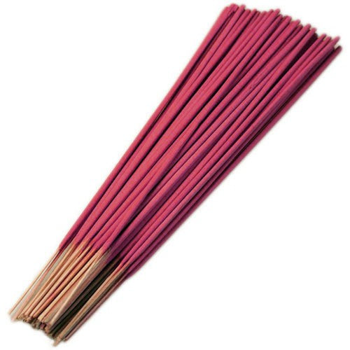 6. A bundle of Bulk Incense Sticks- Jasmine  fragrance on white background for relaxation, meditation, home scent 