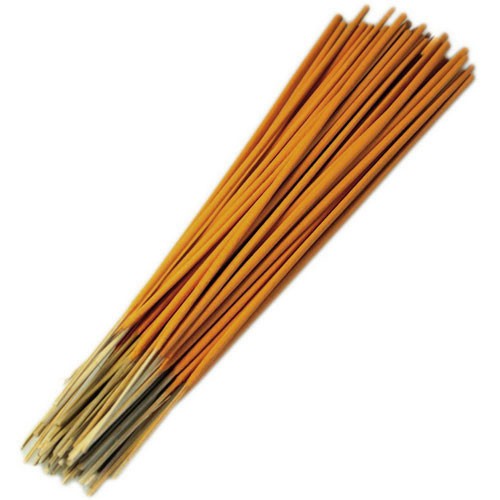 6. A bundle of Bulk Incense Sticks-Cinnamon and Orange scent fragrance on white background for relaxation, meditation, home scent 