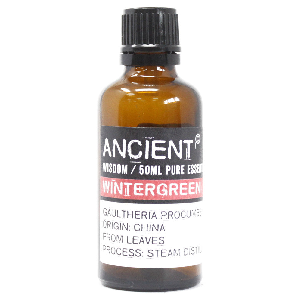 50ml bottle of Wintergreen essential oil