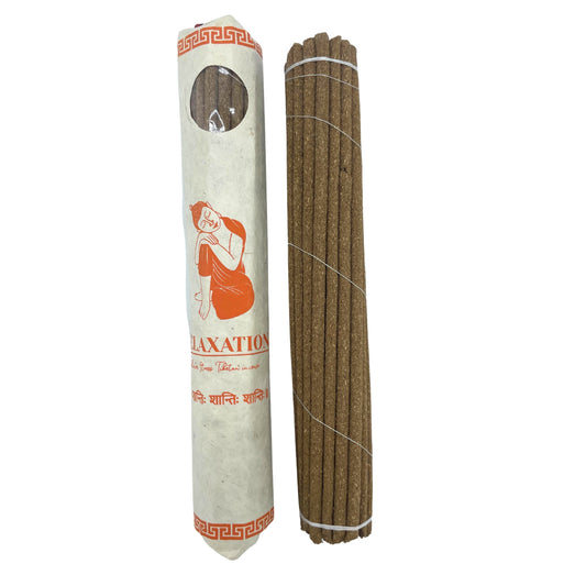 Handmade Tibetan incense sticks in Relaxing fragrance, ideal for meditation and relaxation, crafted in Tibet.