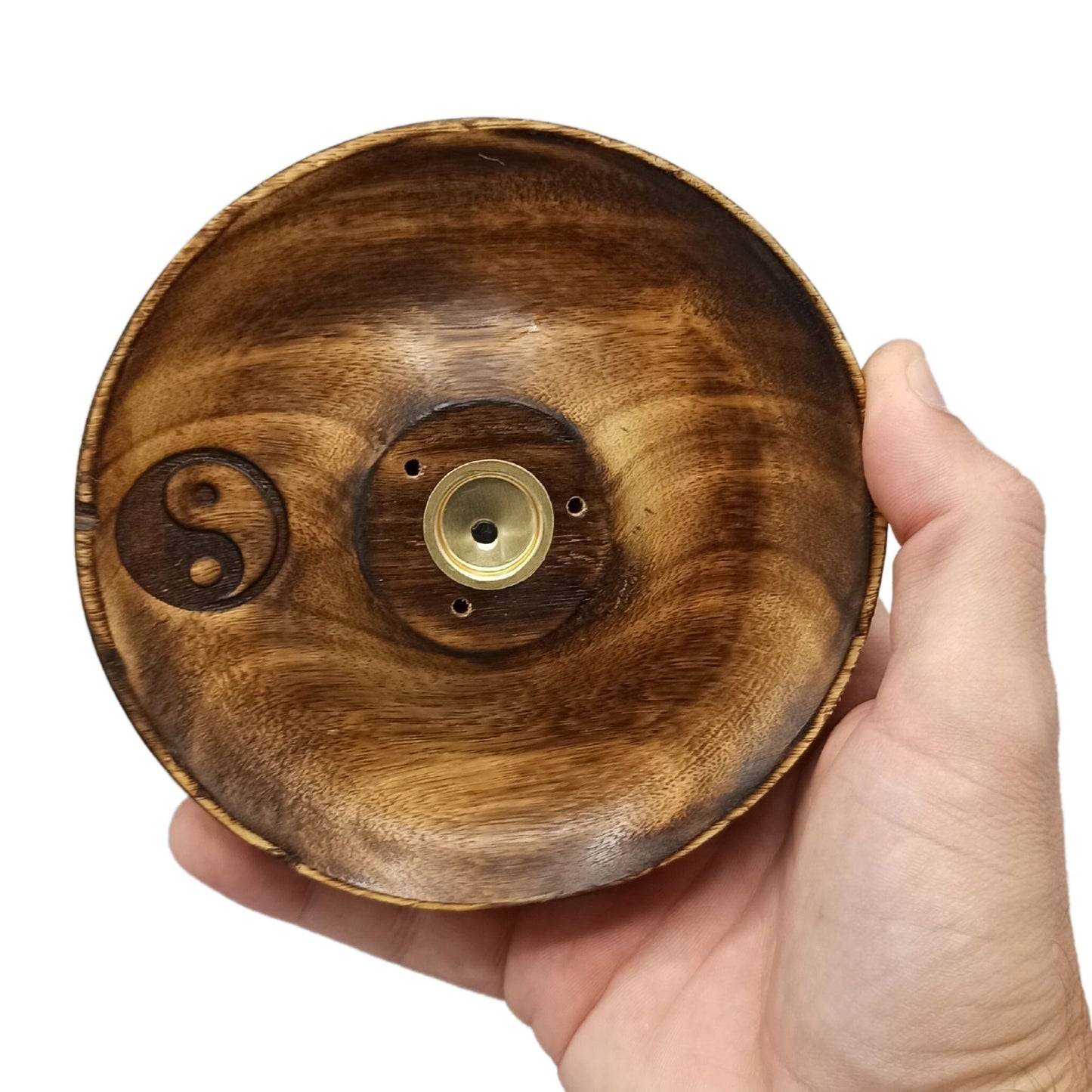 Incense Stick & Cone Burner Disc - Yin & Yang